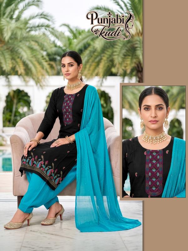 Desi kudi punjabi kudi 3pcs kurtis wholesale online in surat